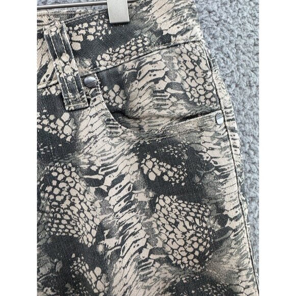 Cabi Snake Print  Reptile Skinny Jeans Size 4 #958 - Picture 4 of 9